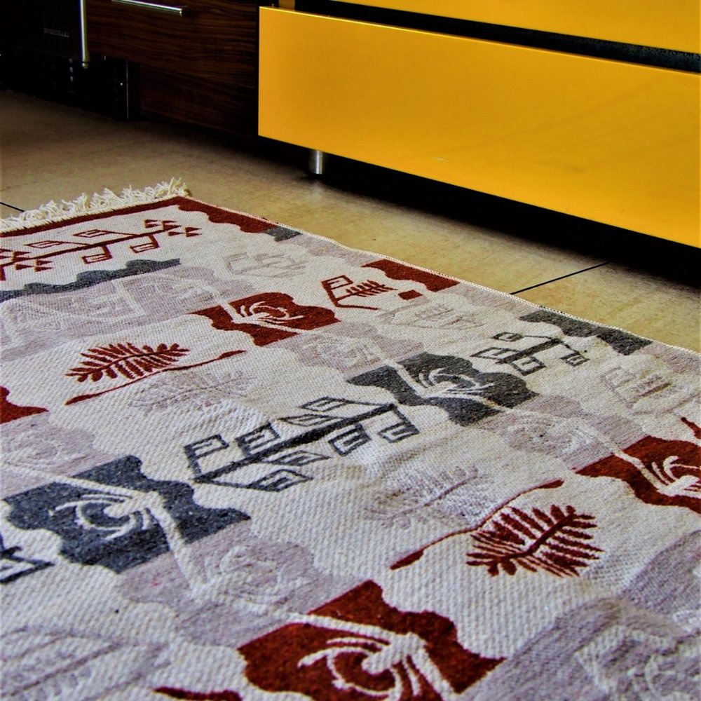 Reversible Turkish Accent Rug - 48" x 32" - Picture 4 of 5